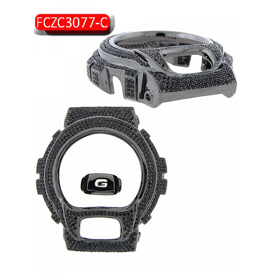 Custom Casio G Shock Bezel Cloxstar Luxury Jewelry